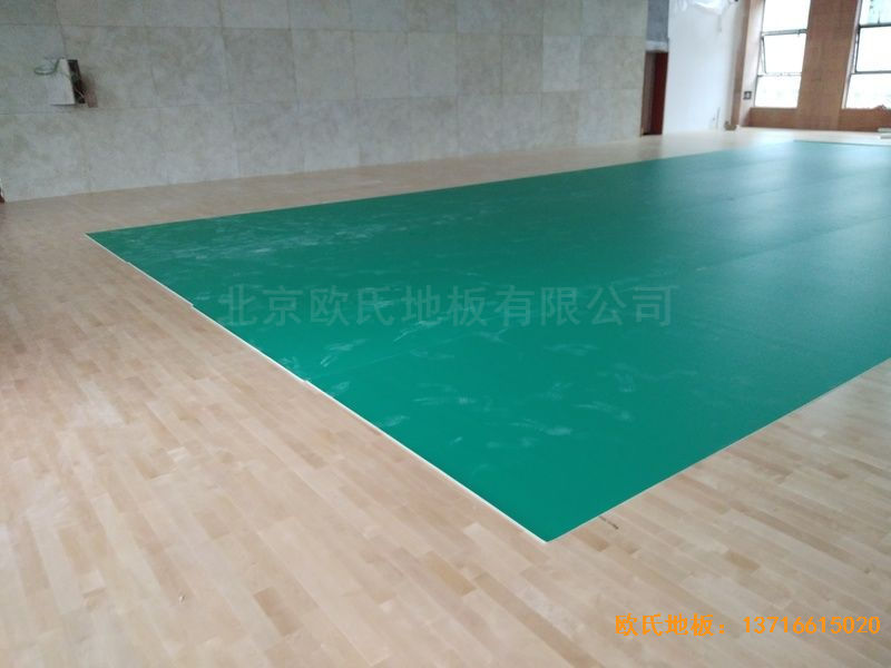 遵义仁怀市茅台文体中心运动地板施工案例