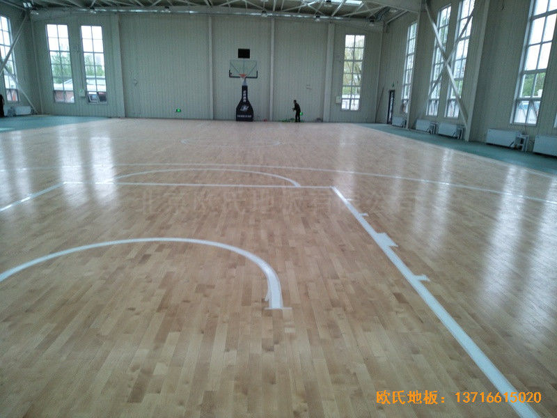 北京丽泽金融活动中心体育地板铺装案例0