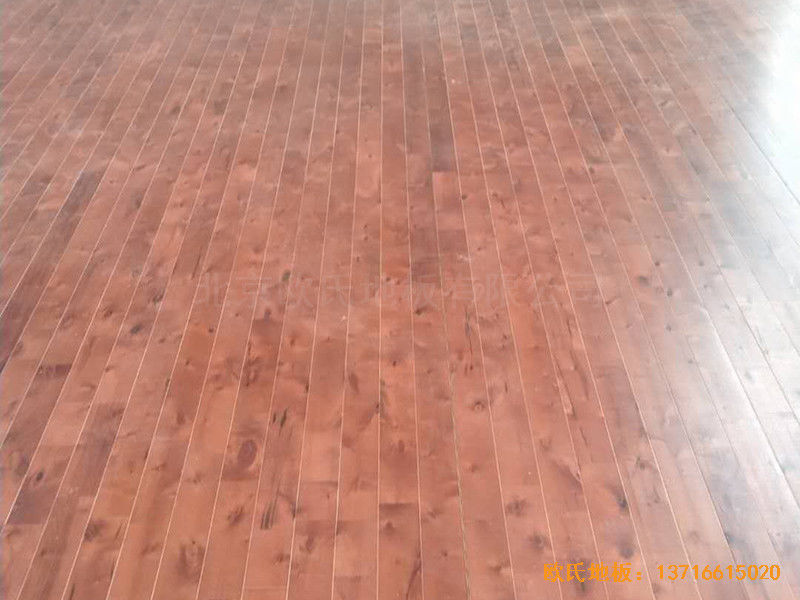 四川南充顺庆区消防队运动馆体育地板铺装案例5