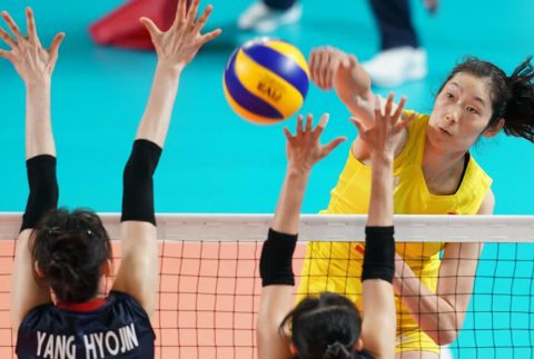 亚运-中国女排3-0复仇韩国，女排精神又回来了