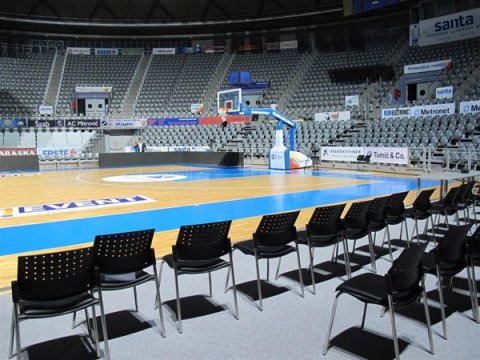 NBA球场地板，有个性