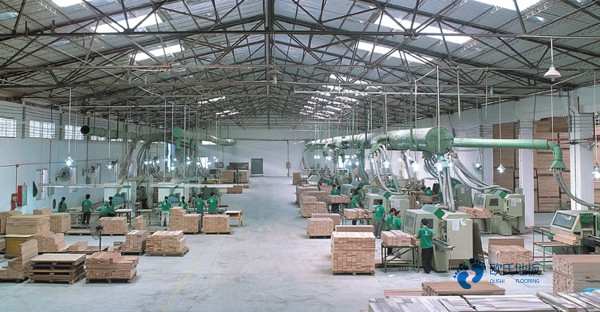 篮球场木地板施工2