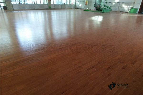运动木地板施工照片3