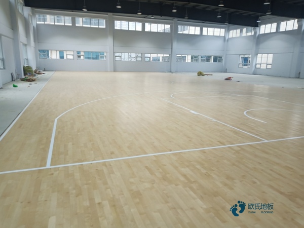 运动木地板安装方3