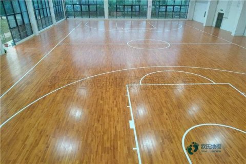 国产运动篮球木地板施工流程