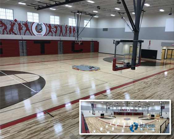 板式龙骨运动篮球木地板价位