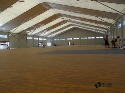 室内篮球场地面木地板