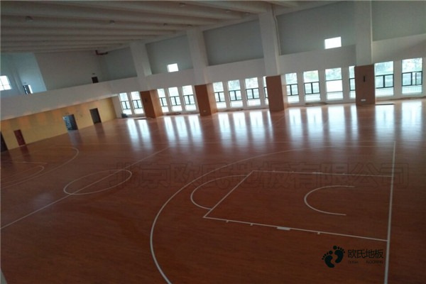 室内羽毛球场运动木地板施工方案3
