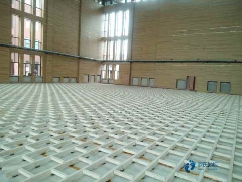 国标运动篮球木地板施工价格