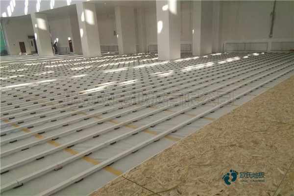 校园运动篮球木地板较低价格