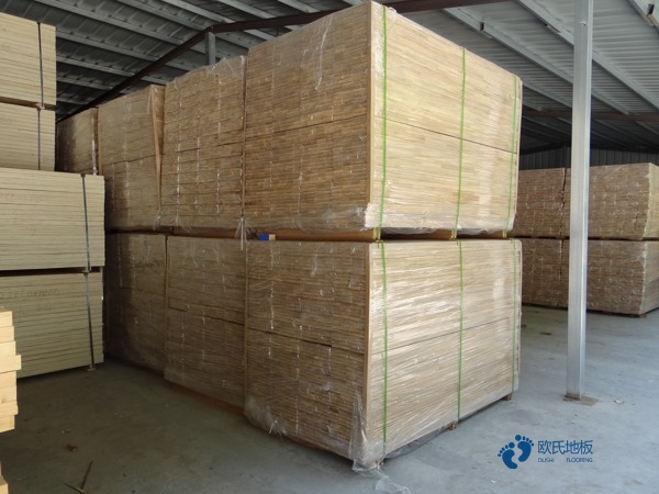 室内标准篮球场木地板2