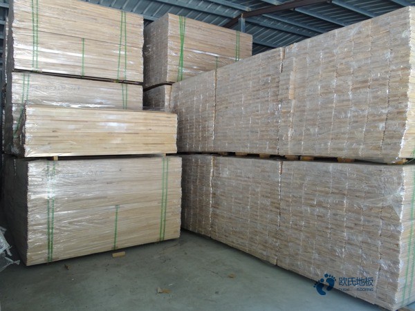 室内标准篮球场木地板3