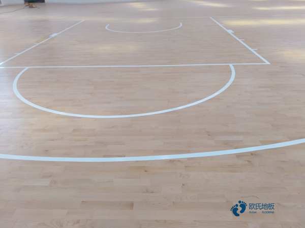 质量好运动篮球地板施工流程2