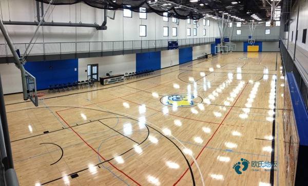 室内篮球场木地板厂家3