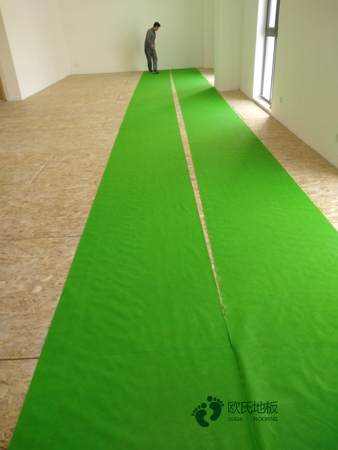 体育木地板篮球馆安装视3