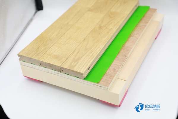 室内篮球场木地板铺设技术3