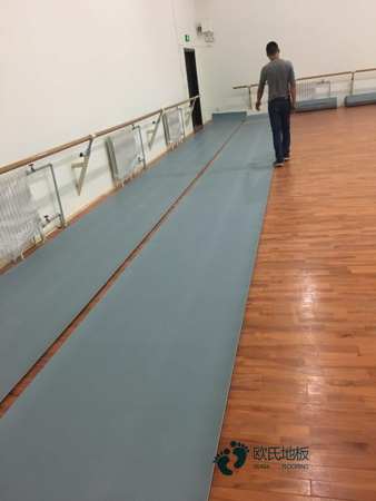 篮联认证枫木篮球木地板优点2