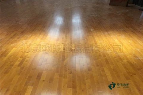篮球馆体育木地板施工工艺