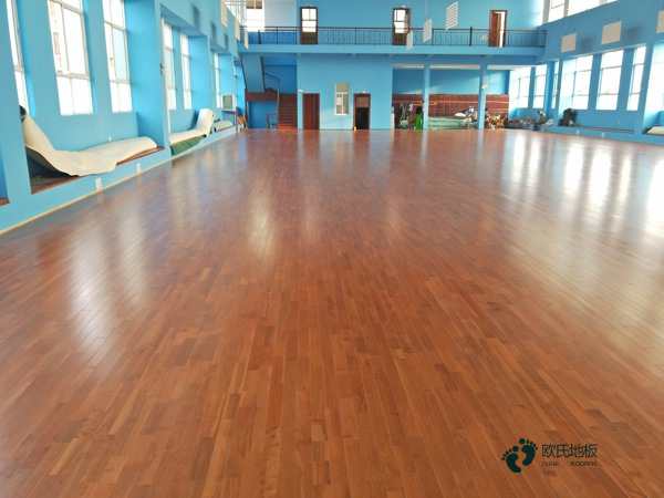 CBA篮球体育木地板安装标准3