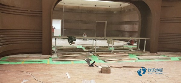 体育馆木地板安装方法3