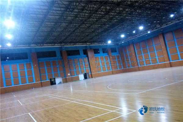 22mm厚篮球场地木地板品牌2